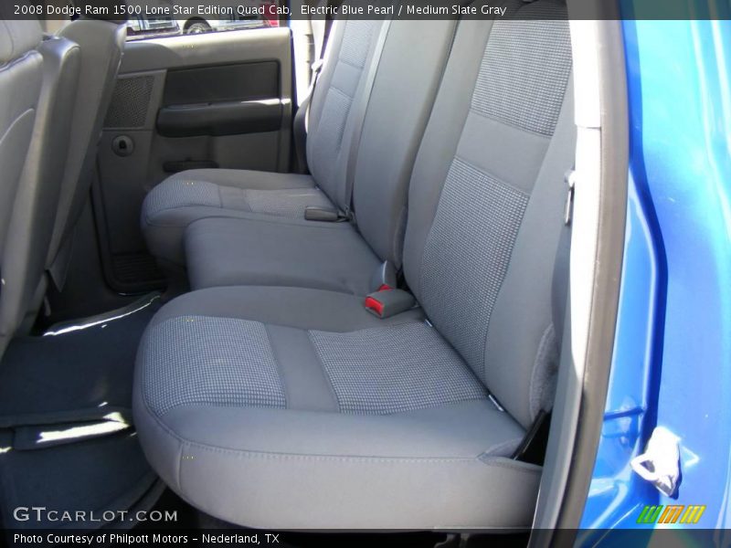 Electric Blue Pearl / Medium Slate Gray 2008 Dodge Ram 1500 Lone Star Edition Quad Cab