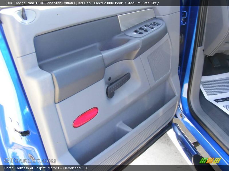 Electric Blue Pearl / Medium Slate Gray 2008 Dodge Ram 1500 Lone Star Edition Quad Cab