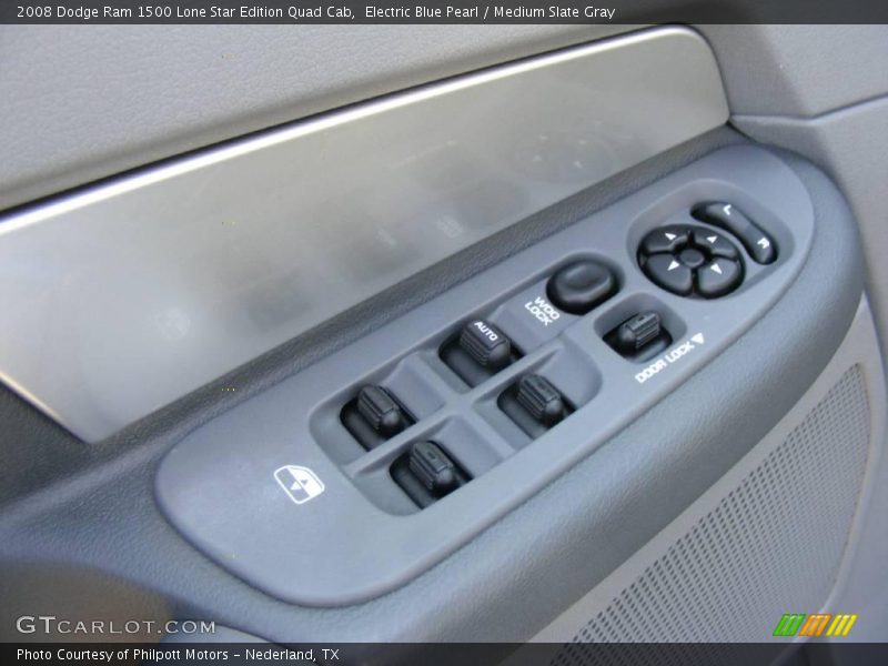 Electric Blue Pearl / Medium Slate Gray 2008 Dodge Ram 1500 Lone Star Edition Quad Cab