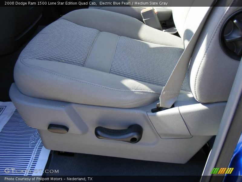 Electric Blue Pearl / Medium Slate Gray 2008 Dodge Ram 1500 Lone Star Edition Quad Cab
