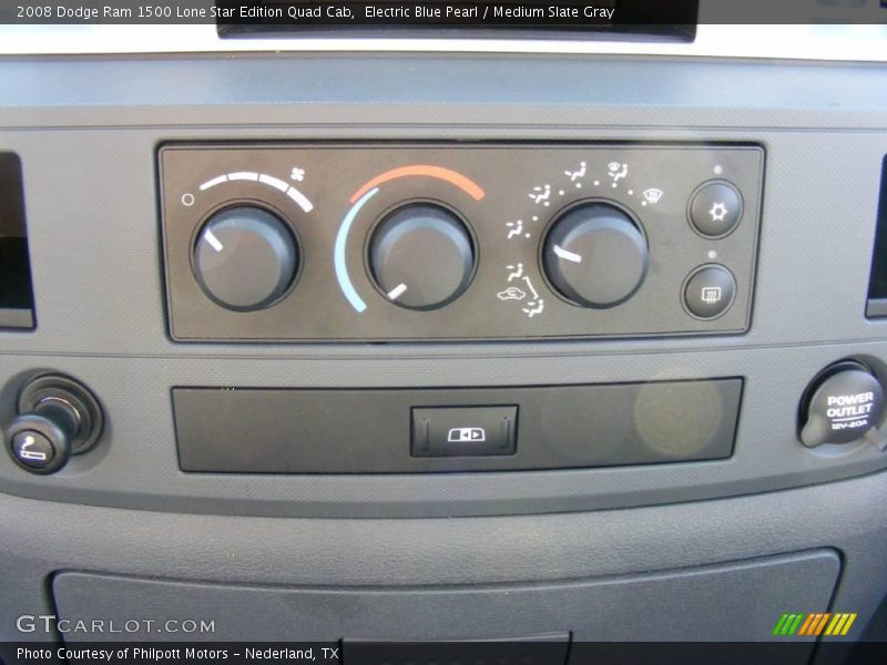 Electric Blue Pearl / Medium Slate Gray 2008 Dodge Ram 1500 Lone Star Edition Quad Cab