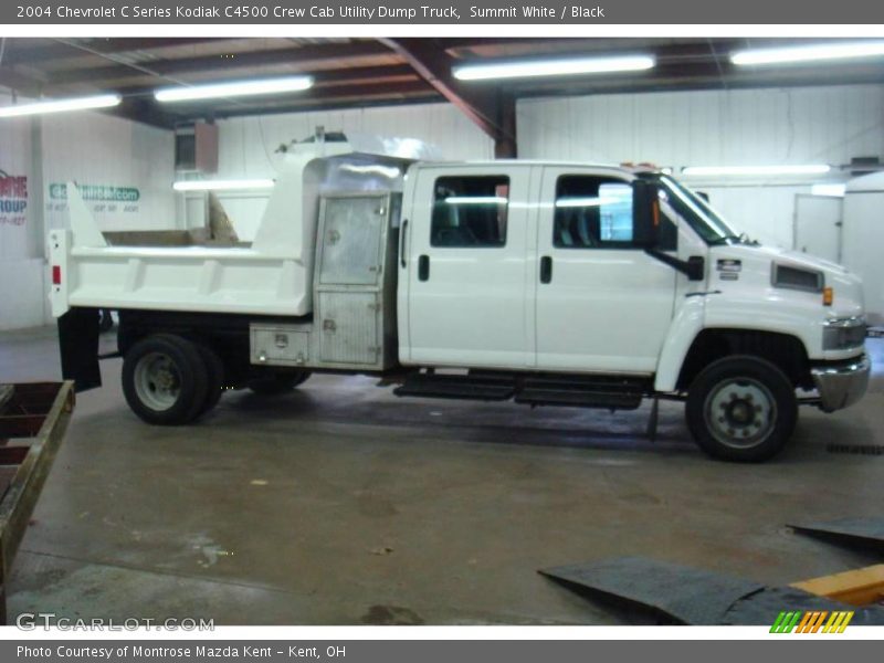 Summit White / Black 2004 Chevrolet C Series Kodiak C4500 Crew Cab Utility Dump Truck