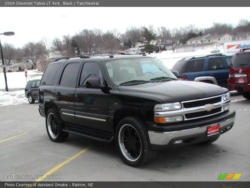 Black / Tan/Neutral 2004 Chevrolet Tahoe LT 4x4