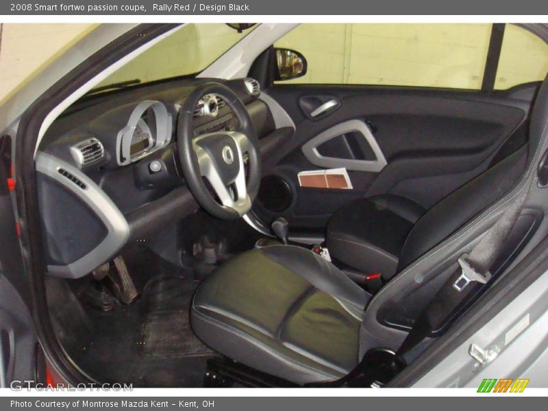Rally Red / Design Black 2008 Smart fortwo passion coupe