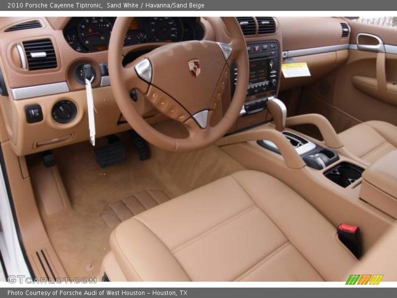 Sand White / Havanna/Sand Beige 2010 Porsche Cayenne Tiptronic