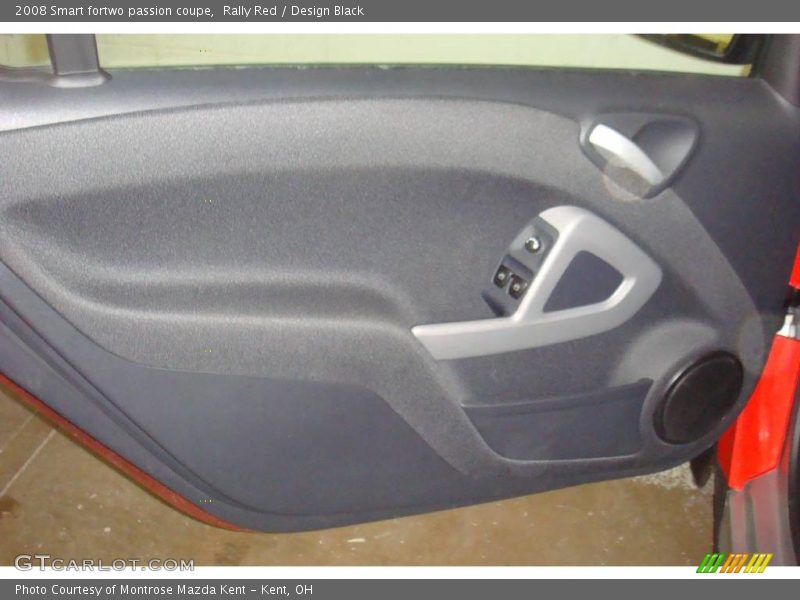 Rally Red / Design Black 2008 Smart fortwo passion coupe