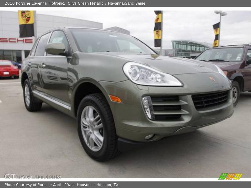 Olive Green Metallic / Havanna/Sand Beige 2010 Porsche Cayenne Tiptronic