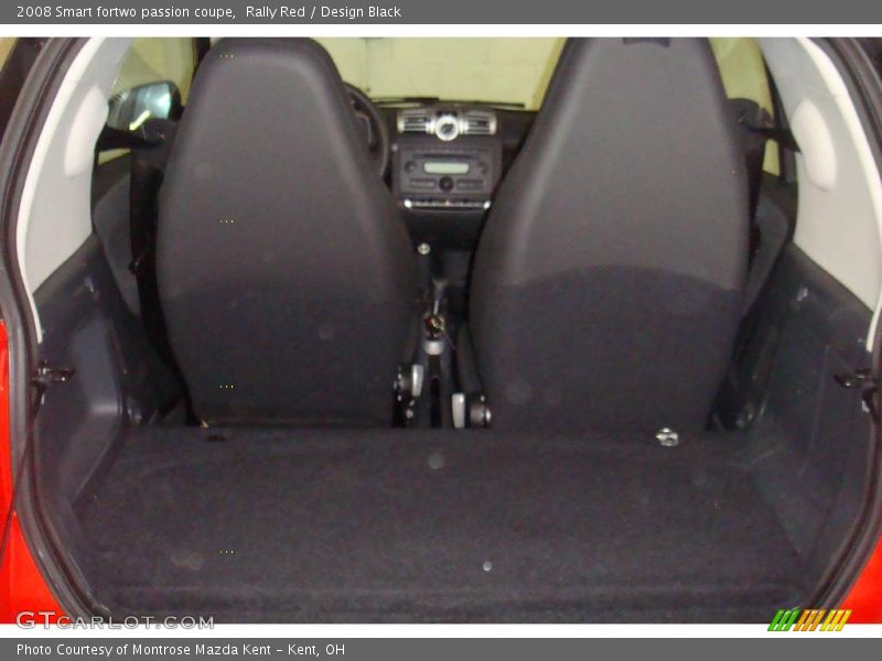 Rally Red / Design Black 2008 Smart fortwo passion coupe
