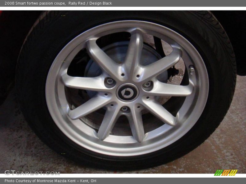 Rally Red / Design Black 2008 Smart fortwo passion coupe