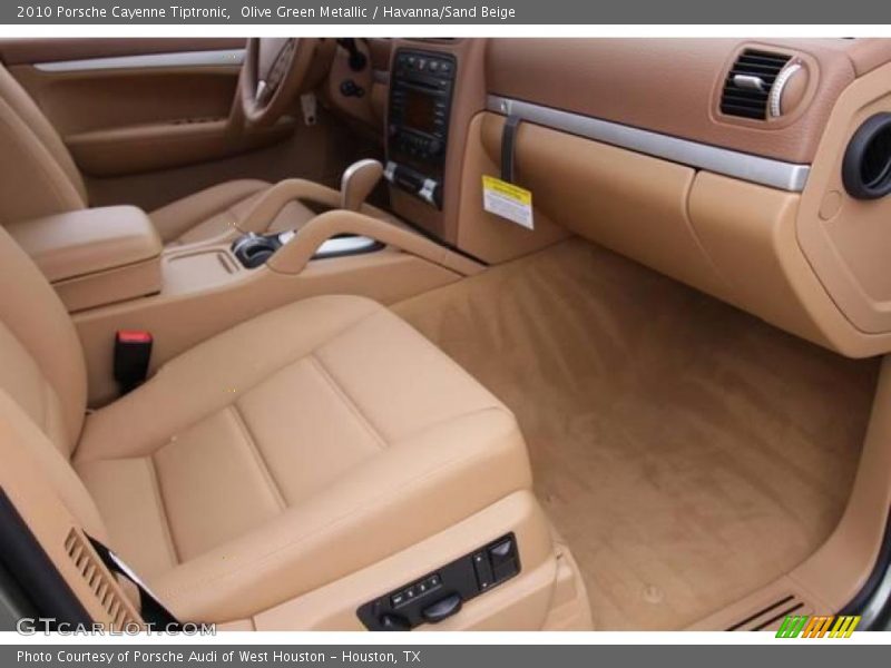 Olive Green Metallic / Havanna/Sand Beige 2010 Porsche Cayenne Tiptronic