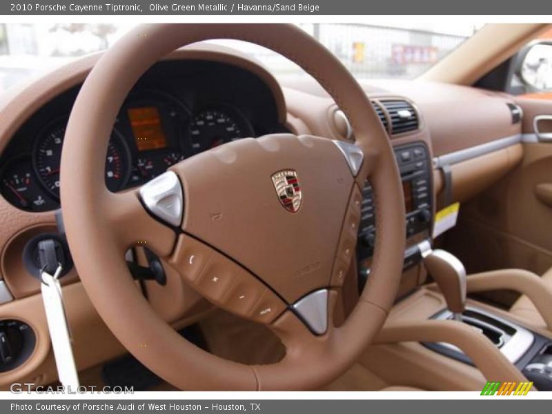 Olive Green Metallic / Havanna/Sand Beige 2010 Porsche Cayenne Tiptronic
