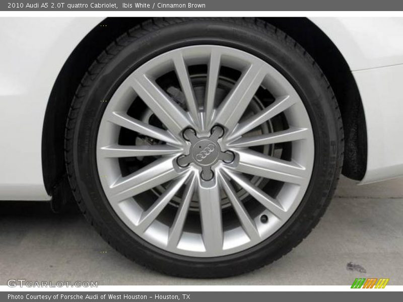 Ibis White / Cinnamon Brown 2010 Audi A5 2.0T quattro Cabriolet