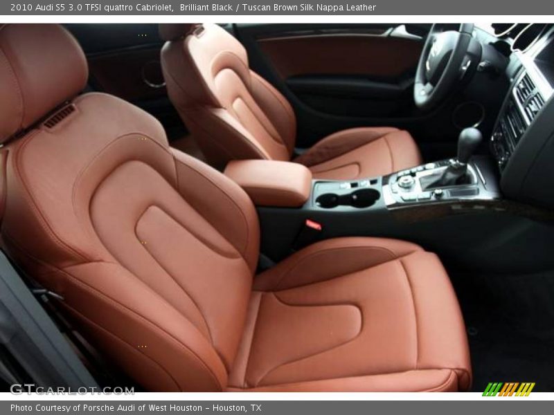 Brilliant Black / Tuscan Brown Silk Nappa Leather 2010 Audi S5 3.0 TFSI quattro Cabriolet