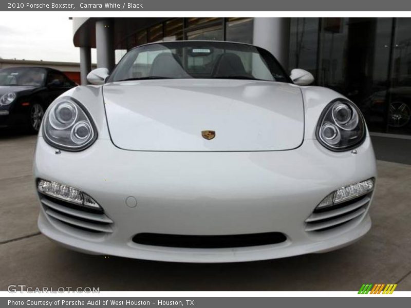 Carrara White / Black 2010 Porsche Boxster