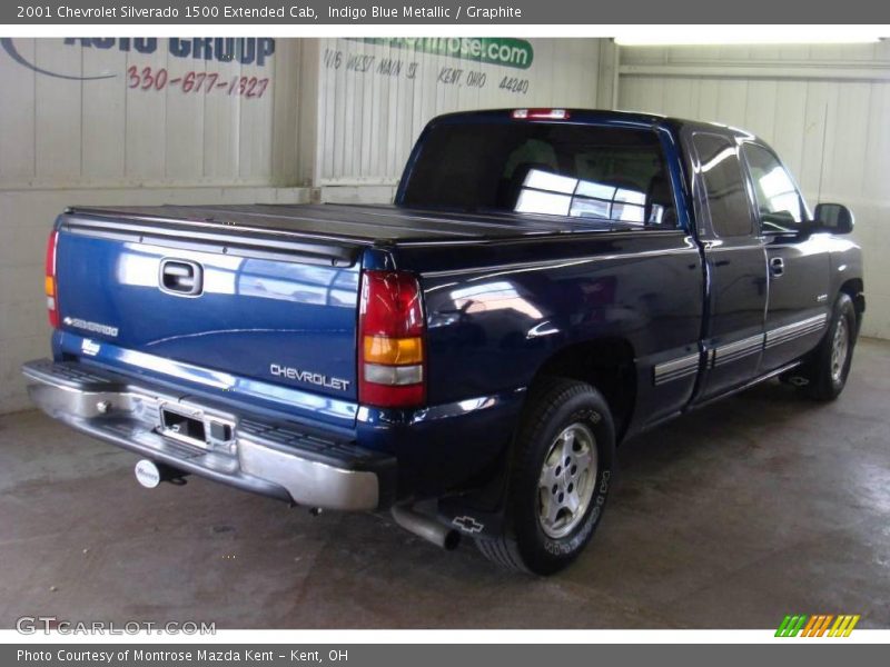 Indigo Blue Metallic / Graphite 2001 Chevrolet Silverado 1500 Extended Cab