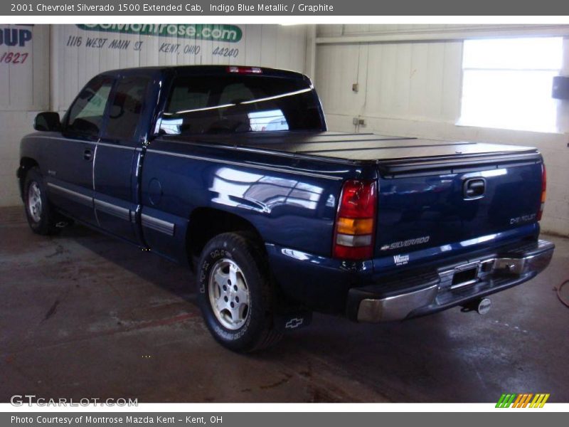 Indigo Blue Metallic / Graphite 2001 Chevrolet Silverado 1500 Extended Cab
