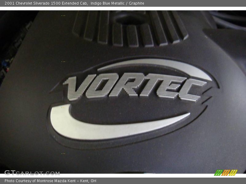 Indigo Blue Metallic / Graphite 2001 Chevrolet Silverado 1500 Extended Cab