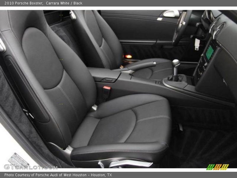 Carrara White / Black 2010 Porsche Boxster