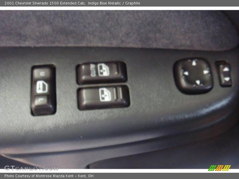 Indigo Blue Metallic / Graphite 2001 Chevrolet Silverado 1500 Extended Cab