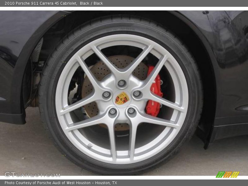 Black / Black 2010 Porsche 911 Carrera 4S Cabriolet