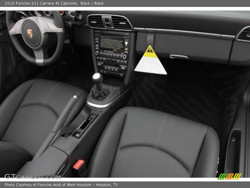 Black / Black 2010 Porsche 911 Carrera 4S Cabriolet