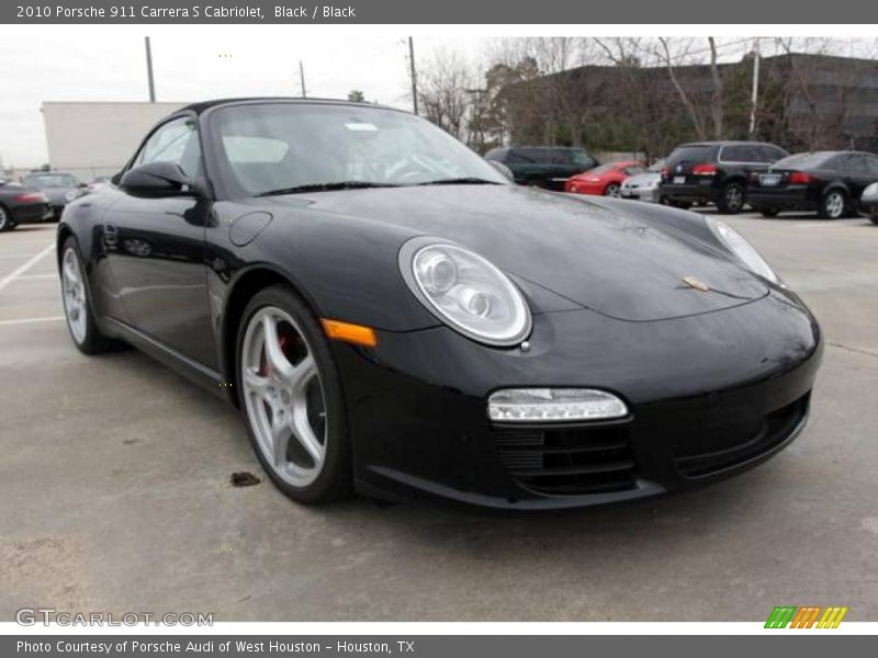 Black / Black 2010 Porsche 911 Carrera S Cabriolet