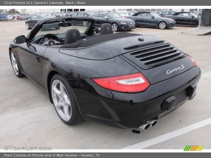 Black / Black 2010 Porsche 911 Carrera S Cabriolet