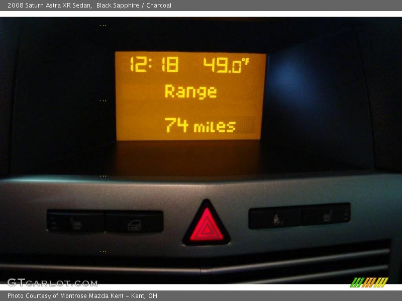 Black Sapphire / Charcoal 2008 Saturn Astra XR Sedan