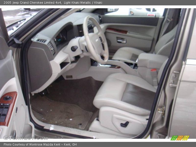 Light Khaki Metallic / Khaki 2005 Jeep Grand Cherokee Limited 4x4