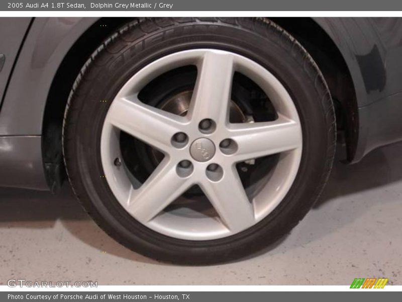 Dolphin Grey Metallic / Grey 2005 Audi A4 1.8T Sedan
