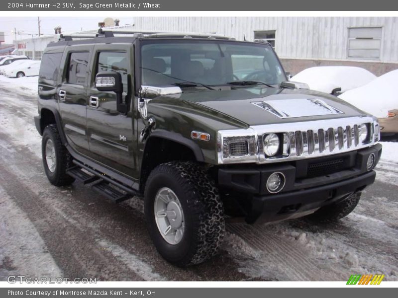 Sage Green Metallic / Wheat 2004 Hummer H2 SUV