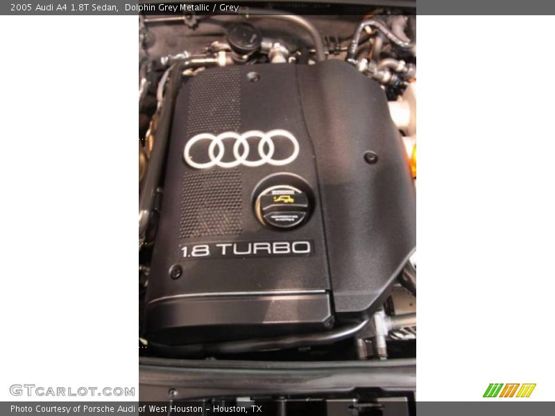 Dolphin Grey Metallic / Grey 2005 Audi A4 1.8T Sedan