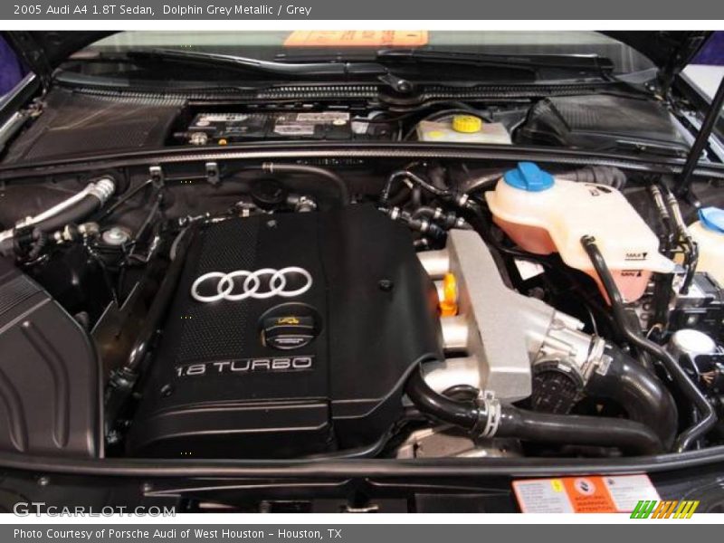Dolphin Grey Metallic / Grey 2005 Audi A4 1.8T Sedan