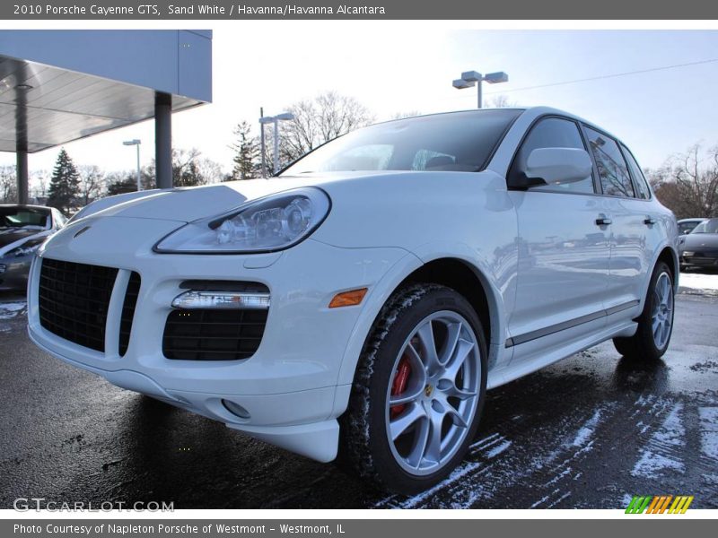 Sand White / Havanna/Havanna Alcantara 2010 Porsche Cayenne GTS