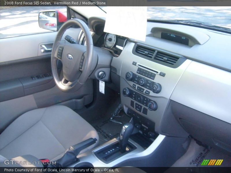 Vermillion Red / Medium Stone 2008 Ford Focus SES Sedan