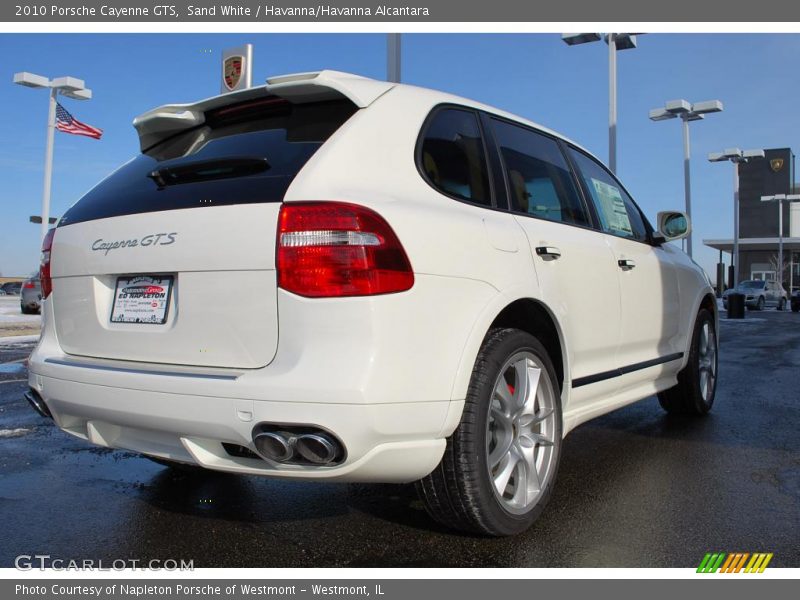 Sand White / Havanna/Havanna Alcantara 2010 Porsche Cayenne GTS