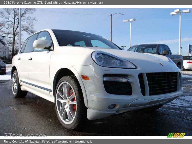 Sand White / Havanna/Havanna Alcantara 2010 Porsche Cayenne GTS