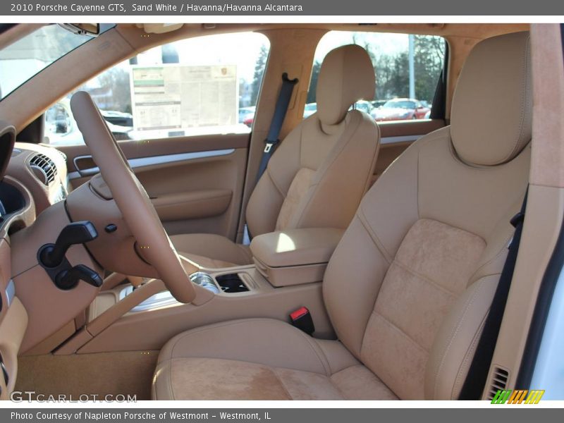 Sand White / Havanna/Havanna Alcantara 2010 Porsche Cayenne GTS