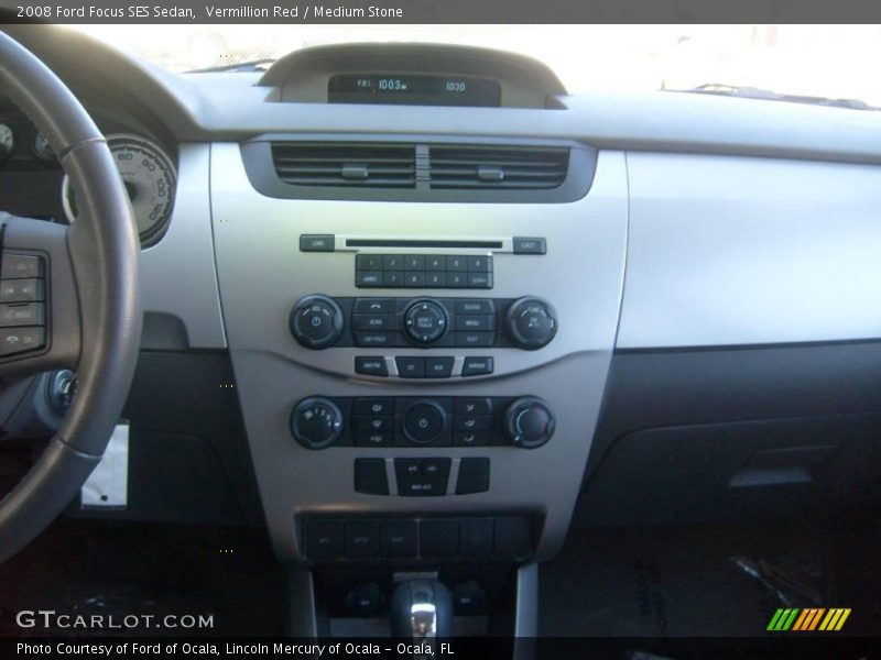 Vermillion Red / Medium Stone 2008 Ford Focus SES Sedan