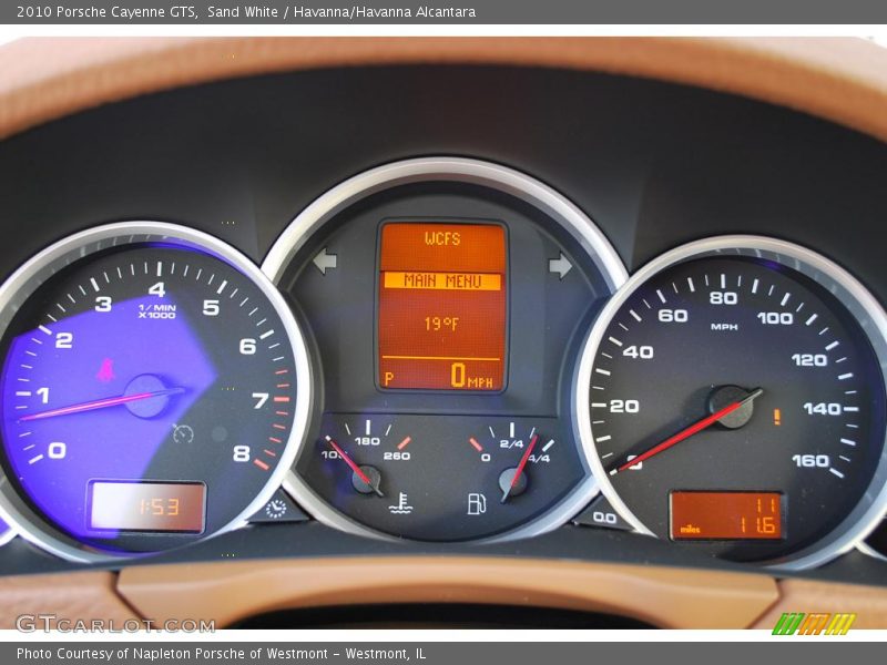 Sand White / Havanna/Havanna Alcantara 2010 Porsche Cayenne GTS