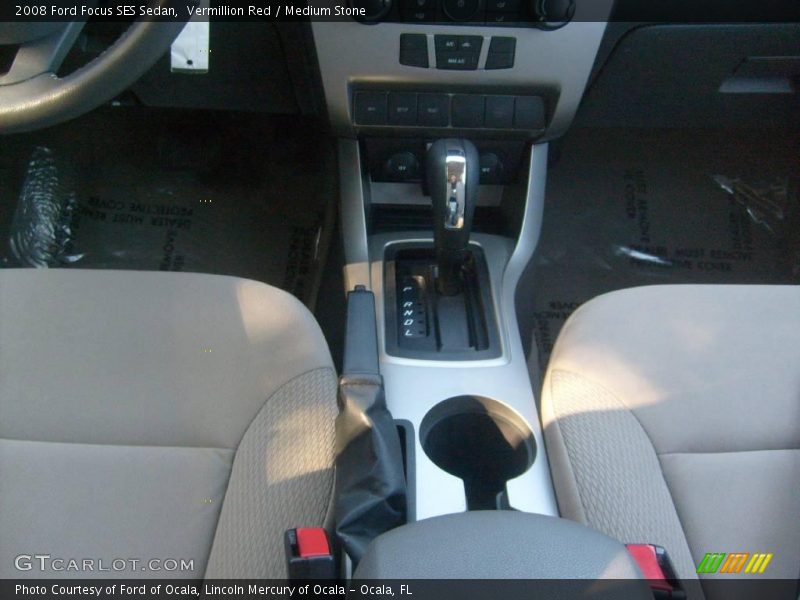 Vermillion Red / Medium Stone 2008 Ford Focus SES Sedan