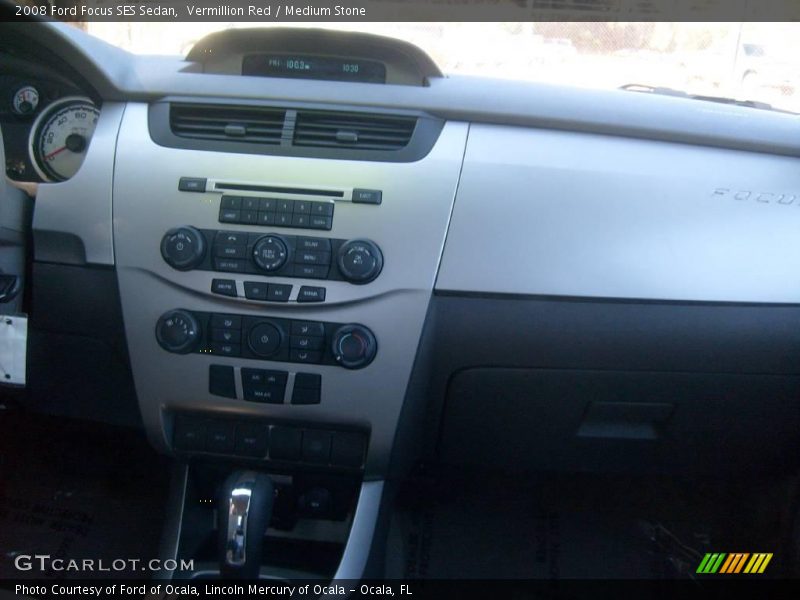Vermillion Red / Medium Stone 2008 Ford Focus SES Sedan