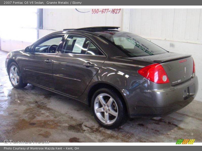 Granite Metallic / Ebony 2007 Pontiac G6 V6 Sedan