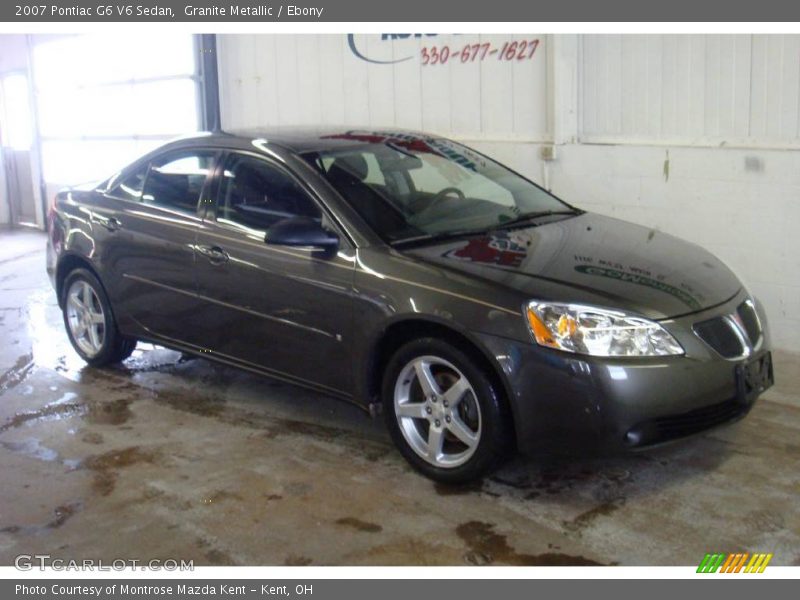 Granite Metallic / Ebony 2007 Pontiac G6 V6 Sedan