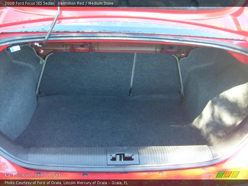 Vermillion Red / Medium Stone 2008 Ford Focus SES Sedan