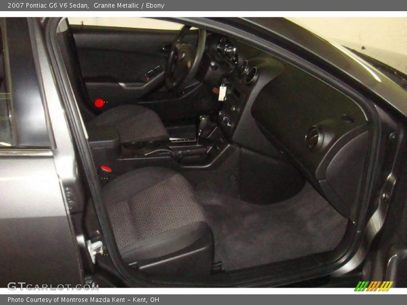 Granite Metallic / Ebony 2007 Pontiac G6 V6 Sedan