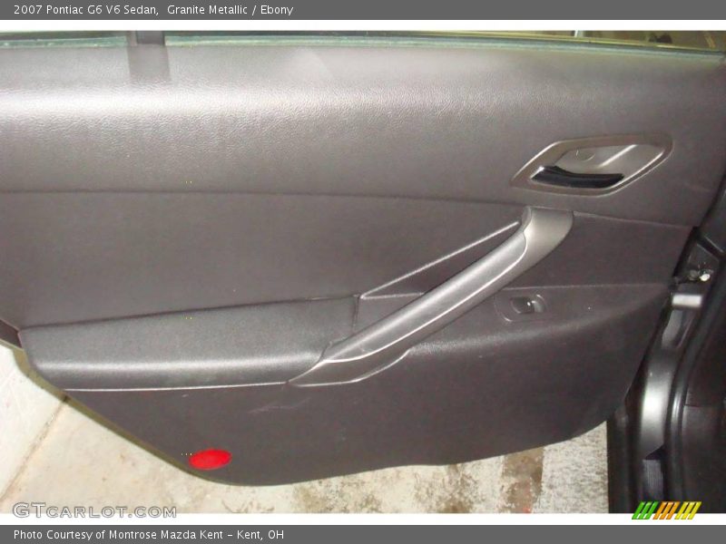 Granite Metallic / Ebony 2007 Pontiac G6 V6 Sedan