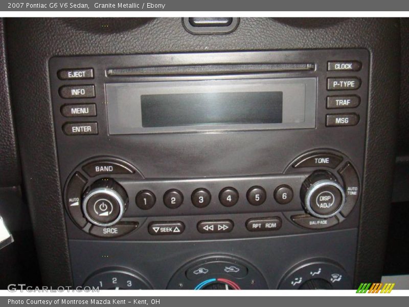 Granite Metallic / Ebony 2007 Pontiac G6 V6 Sedan