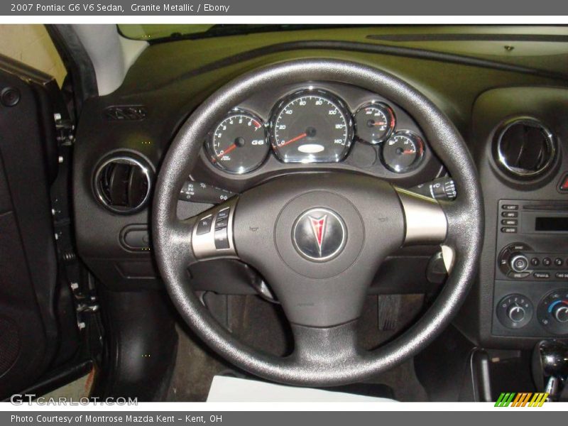 Granite Metallic / Ebony 2007 Pontiac G6 V6 Sedan
