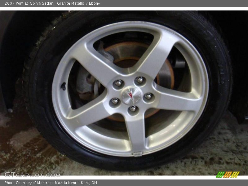 Granite Metallic / Ebony 2007 Pontiac G6 V6 Sedan